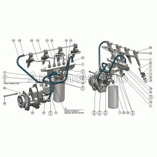 Топливные трубопроводы и установка топливной аппаратуры (с системой топливоподачи «Common Rail») Топливные трубопроводы и установка топливной аппаратуры (с системой топливоподачи «Common Rail»)