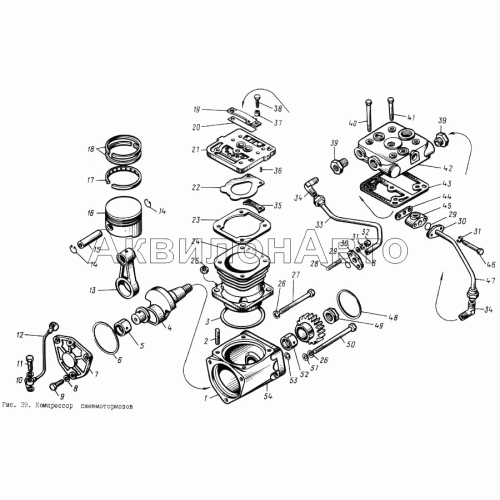 Компрессор пневмотормозов