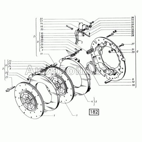 Муфта сцепления СМД-17,-17Н.01,-17Н.02,-17Н.03,-17Н.04,-18,-18Н.01,-18Н.02,-18Н.03,-18Н.04 Муфта сцепления СМД-17,-17Н.01,-17Н.02,-17Н.03,-17Н.04,-18,-18Н.01,-18Н.02,-18Н.03,-18Н.04