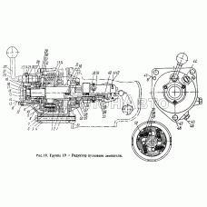 Редуктор пускового двигателя
