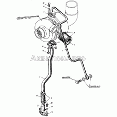 Маслопроводы турбокомпрессора Маслопроводы турбокомпрессора