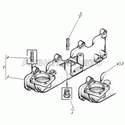 Коллектор впускной 440-06с13-04 Коллектор впускной 440-06с13-04