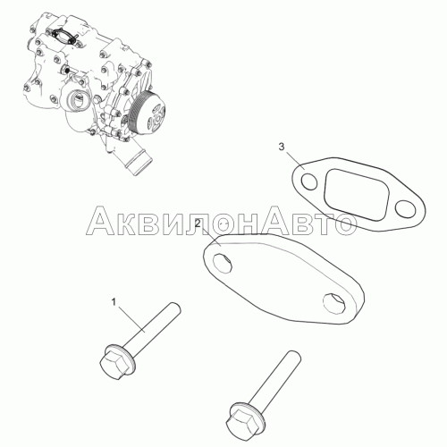 Заглушка слива ОЖ (для двигателей ЯМЗ-53602, ЯМЗ-53622, ЯМЗ-53642) 53441-30-121300-010