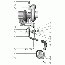 Маслопроводы турбокомпрессора. Маслопроводы турбокомпрессора.
