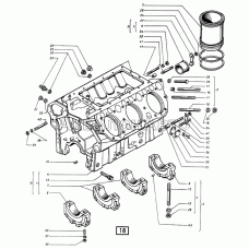 Блок-картер СМД-60, -62, -64, -66, -72, -61, -63, -65, -73