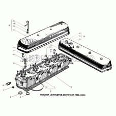 Головка цилиндров двигателя ЯМЗ-238АК