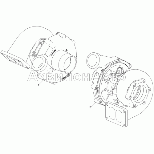 Турбокомпрессоры ЯМЗ-240НМ2, ЯМЗ-240ПМ2