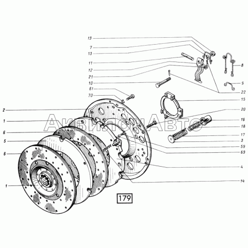 Муфта сцепления СМД-14НГ,-14БН,-15Н,-19,-20