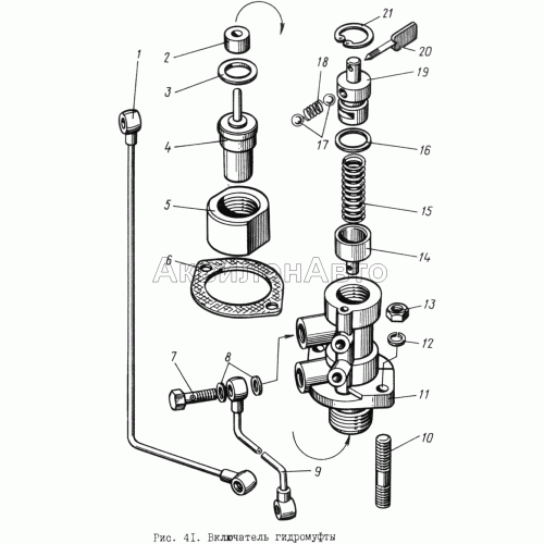 Включатель гидромуфты