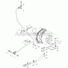 6586.1118001 Установка турбокомпрессора