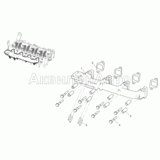 Коллектор выпускной (для двигателя ЯМЗ-5344-10) 5340-30-100800-010