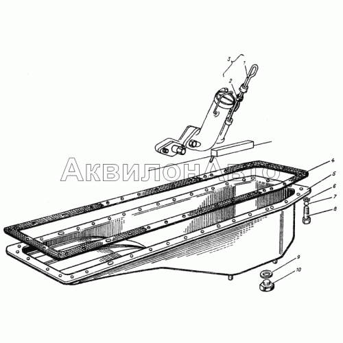 Крышка картера нижняя Крышка картера нижняя