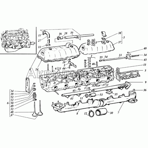 Головка цилиндров Головка цилиндров