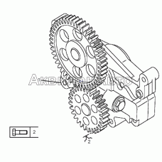 Насос масляный и его привод