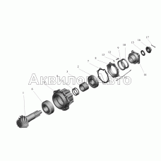 Редуктор заднего моста. Шестерня ведущая