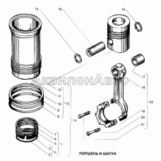 Поршень и шатун