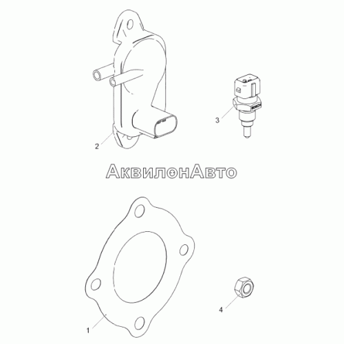 Изделия, используемые при монтаже двигателя на автомобиль или шасси