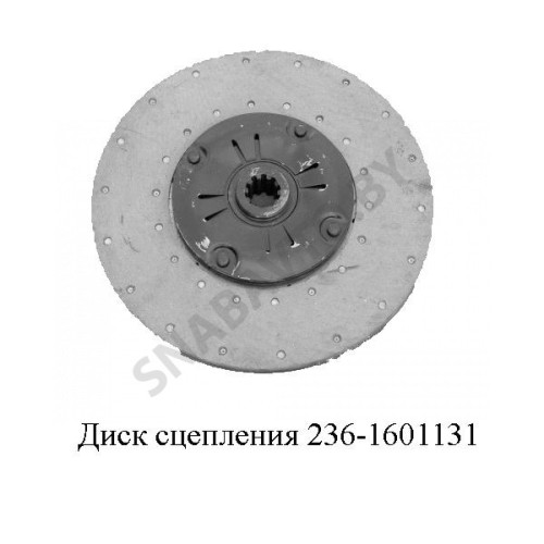 238-1601131 Диск сцепления фрикционный (ведомый)
