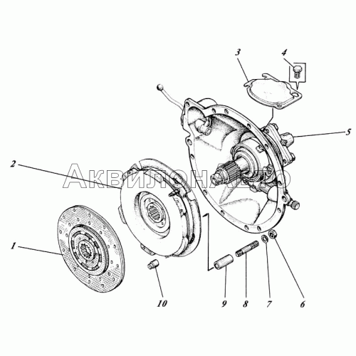 Муфта сцепления 444-21c1 Муфта сцепления 444-21c1