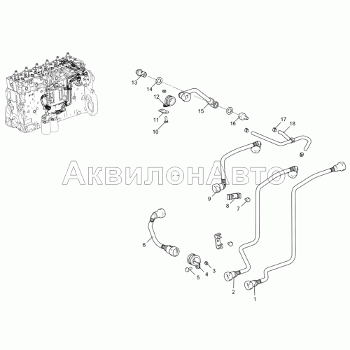 Трубопроводы топливные 536-30-110400-010