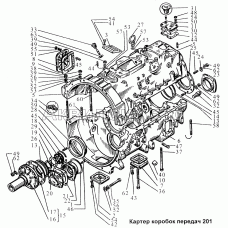 Картер коробок передач 201