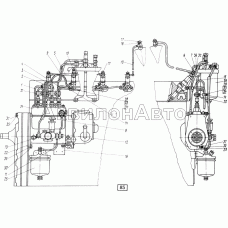 Система топливная СМД-17,-17Н.01,-17Н.02,-17Н.03,-17Н.04,-18,-18Н.01,-18Н.02,-18Н.03,-18Н.04