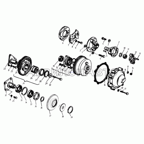 Привод агрегатов Привод агрегатов