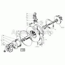 Корпус средний СМД-31, -31А, -31.01, 31Б.04