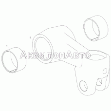 236-1007183-Б Толкатель с втулками в сборе