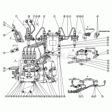 Топливные трубопроводы и установка топливной аппаратуры