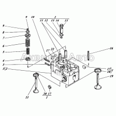 Головка с клапанами 448-06с2
