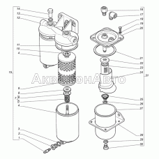 Фильтр тонкой очистки топлива, фильтр грубой очистки топлива