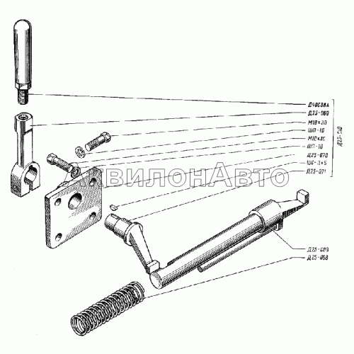 Механизм включения бендикса