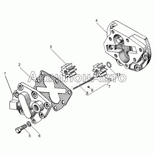 Масляный насос коробки передач
