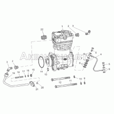 Компрессор пневматического тормоза