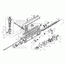 Топливный насос высокого давления двигателей ЯМЗ-850.10, ЯМЗ-8501.10, ЯМЗ-8502.10, ЯМЗ-8502.10-08