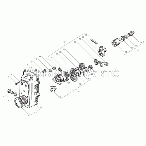 Корпус регулятора частоты вращения