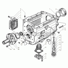 Картер коробки передач ЯМЗ-239 в сборе