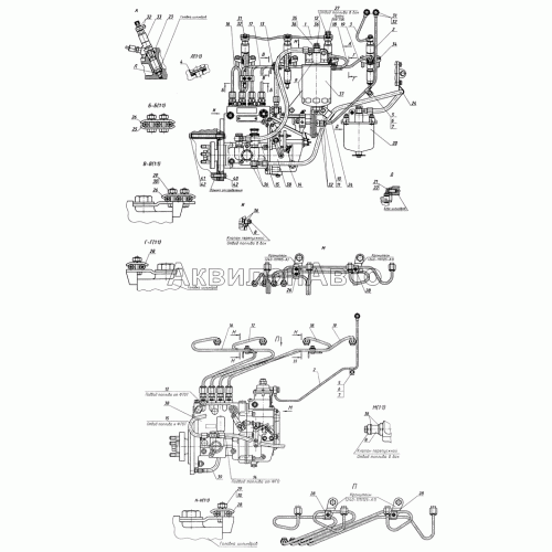 Топливные трубопроводы и установка топливной аппаратуры Топливные трубопроводы и установка топливной аппаратуры