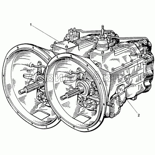 Коробки передач ЯМЗ-238ВМ-40, ЯМЗ-238ВМ-50, ЯМЗ-238ВМ-70, ЯМЗ-238ВК-40, ЯМЗ-238ВК-50, ЯМЗ-238ВК-70