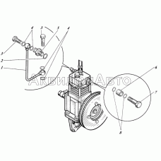Установка компрессора 442-25с1-62