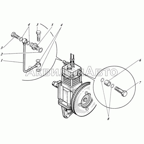 Установка компрессора 442-25с1-62