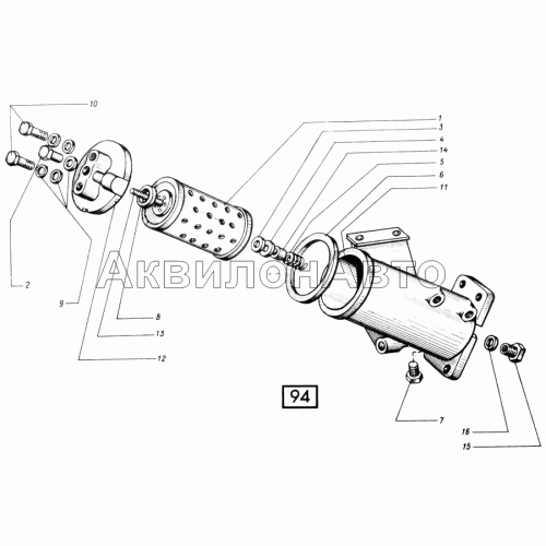 Топливный фильтр-кронштейн СМД-60, -62, -64, -66, -72