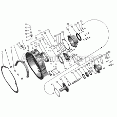 Картер демультипликатора коробки передач
