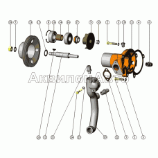 Установка водяного насоса