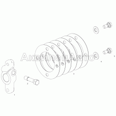 7511.1029262 Фланец ведущей полумуфты с пластинами