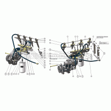 Топливные трубопроводы и установка топливной аппаратуры (с системой топливоподачи «Common Rail»)