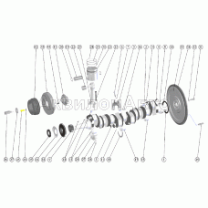 Поршни и шатуны. Вал коленчатый и маховик Поршни и шатуны. Вал коленчатый и маховик