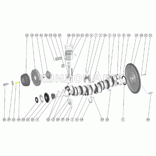 Поршни и шатуны. Вал коленчатый и маховик Поршни и шатуны. Вал коленчатый и маховик
