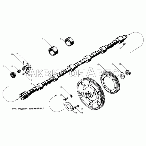 Распределительный вал Распределительный вал
